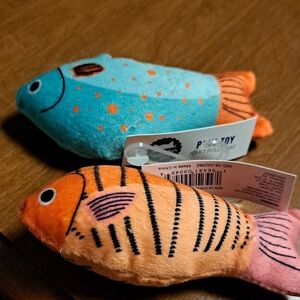 Cat Colorful Fish Plush Toys for Pets/ BUNDLE ONLY
